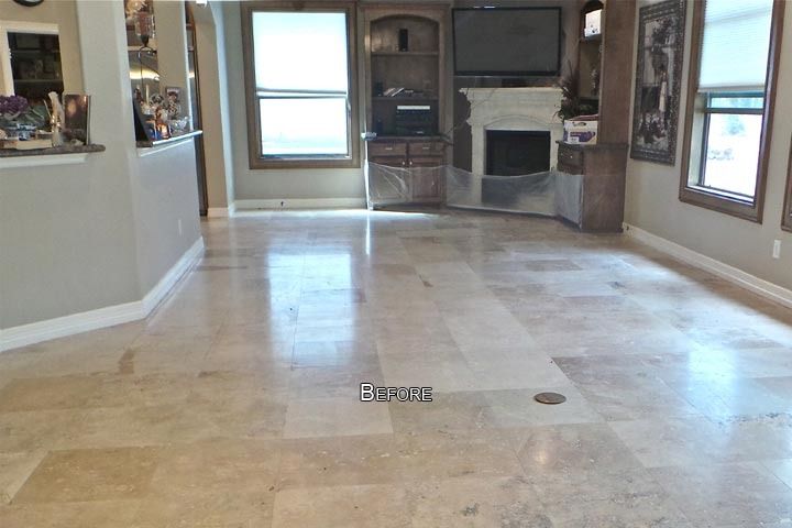 travertine floor cleaning houston