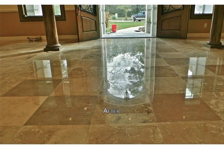 travertine floor cleaning houston