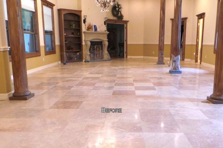 travertine floor cleaning houston