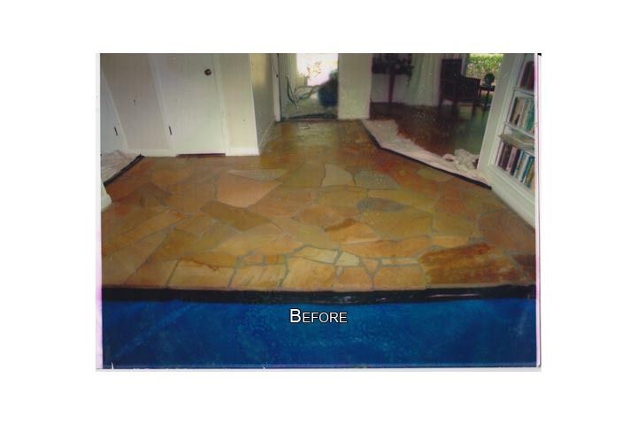 flagstone floor cleaning houston 5