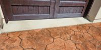 stamped concrete repair  after 